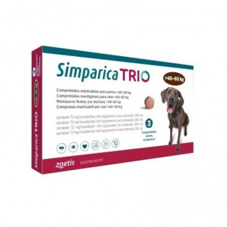 Simparica Trio Perros - Pastillas Antiparasitarias